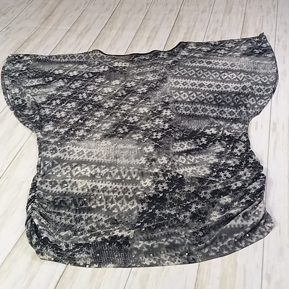 Haley Kelly Fashion Nylon/Spandex Blouse Size XXL - Picture 10 of 14